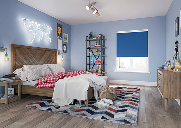 Rimini (Blackout), Cobalt - Roller Blind - Image 7